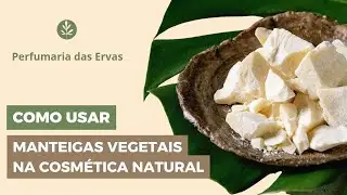 Como Usar Manteigas Vegetais em Cosméticos Naturais