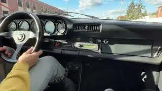 1983 Porsche 930 Slantnose Turbo Cab warm start and mixed to drive