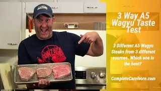 3 Way Japanese A5 Wagyu Taste Test - Which steak wins???
