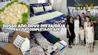 FAXINA DETALHADA NO AP&Ecirc; |NOSSO ANO NOVO EM FAM&Iacute;LIA | DESTRALHE DE 2025 |  ORGANIZEI BOX BA&Uacute; 