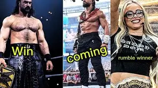 Draw Macintyre win WWE undisputed championship) Roman Reigns coming in SmackDown) live Morgan win 🤔
