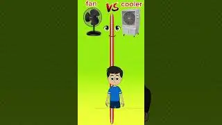 fan vs cooler like this video and subscribe kare 😁😎😁😁#shorts