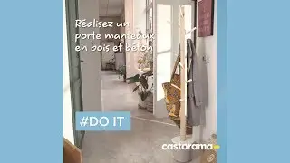 DIY : Réalisez un porte-manteaux en bois et béton - Castorama