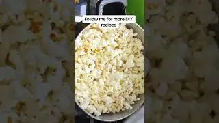 Simple Way to Make Popcorn at Home with your Gas or Stove #snack #popcorn #diy #viral #trending #fyp