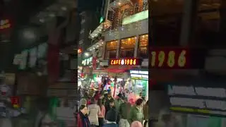 Huge crowd in manali mall. People swarming in. #manali #travel #christmas