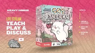 Cat Sudoku - 4p Teaching, Play-through, & Roundtable Discussion by Heavy Cardboard
