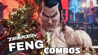 TEKKEN 8 - Feng Wei Powerful Combos!!!