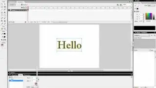 Tutorial Macromedia Flash 8 - animated glowing text