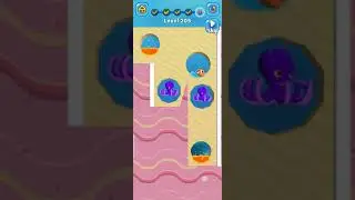 save the fish Level 205 - mobile game/fishdom ( android ios )#shorts