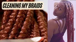 HOW TO CLEAN BRAIDS Without Washing 👀 | KNOTLESS BRAIDS