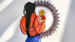 🍂🍁#winter #season #colorful #autumn #paintings #youtube #shorts