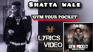 Shatta Wale - Gym Your Pocket (Official Lyrics Video)