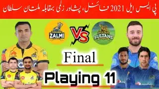 PSL 6 Final Peshawar Zalmi Vs Multan Sultans | Playing 11 | Date and time | PSL 6 final Match Live?