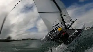 Nacra 15 FCS &ndash; Wild and Windy &ndash; How not to do it &ndash; Dec 2020