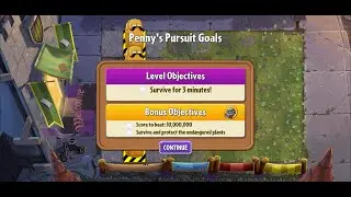 PvZ 2, Penny's Pursuit: Event 128, Level 5 (Week 161), Extra Hot (3 Chilies), All Objectives