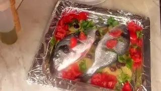 Orata al cartoccio doc.