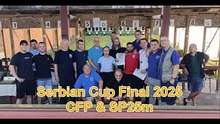 25m Center Fire Pistol - rapid sequence - Serbian Cup Final 2025, Novi Sad, Serbia (4K)