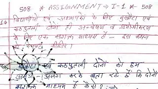 508 Assignment 1 1 Complete Answer with PDF Available