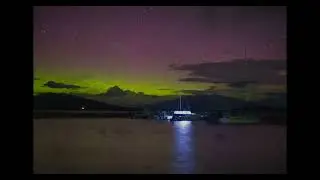 Aurora displays Oct/Nov 2025 Bruny Island