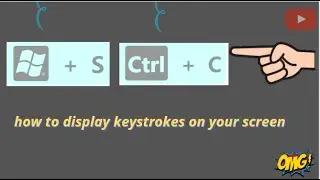 HOW TO DISPLAY KEYSTROKES ON YOUR SCREEN IN WINDOWS FOR FREE. |TECH TRICKS