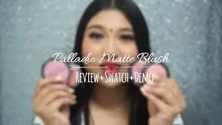 Palladio Matte Blush | Review + Swatches + Demo | Malaysian Drugstore Makeup | DaintyDashBeauty