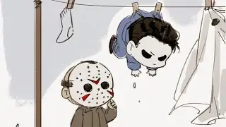 Slashers react to each other |part 1/?? Jason voorhees and Samara Morgan|