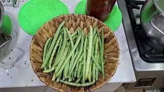اللوبيا الخضرا...مرق  او سلق...🍅🍅🍅🍅🍅