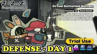 Virtual Battlefield Mayhem DEFENSE TRIAL CHARACTERS DAY 1 【Zenless Zone Zero 1.3】