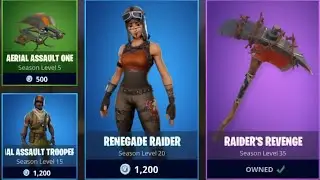 RAREST SKIN! Aerial Assault Trooper Skin Review +Gameplay!