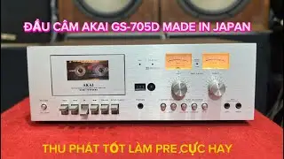 (Đ&Atilde; B&Aacute;N)ĐẦU C&Acirc;M AKAI GS-705D MADE IN JAPAN CHẤT &Acirc;M CỰC HAY D&Agrave;Y TIẾNG/GI&Aacute;:4TR5/ĐT:0793753369 THẢO