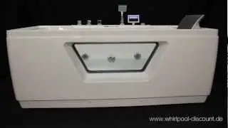 Whirlpool Rechteckbadewanne Riga www.whirlpool-discount.de