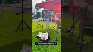 Fiddle Sisters playing at The Bellevue Farmers Market, Nashville TN