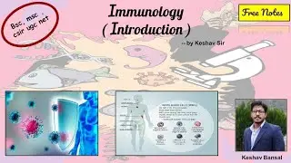 Introduction to Immunology || Bsc , msc , csir ugc net  || Free PDF notes || by VEX