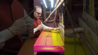 Art Of Paithani Silk Saree Making #traditional #wear #paithani #silk #saree