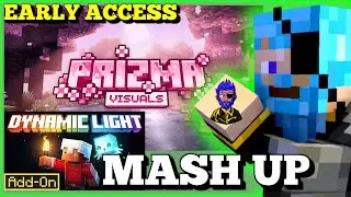 Prizma Visuals Texture Pack x Dynamic Light Add-On &brvbar; Minecraft Vibrant Visuals Mash Up