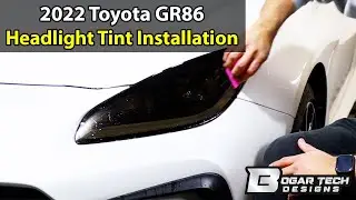 Toyota GR86 2022-2025 Headlight Tint Installation