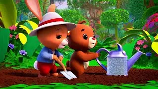 🥕🍓 Ronnie & Barnaby's Garden Work! Kids Song | Planting Vegetables & Farm Fun!