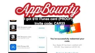 AppBounty - How to Get Free Gift Cards (PROOF). My invite code 