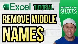 Two Ways of Removing Middle Names From A List