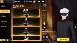 Потратьте 7 000 000💎 на новый аккаунт 1 уровня😱🔥Купите набор Годжо Сатору в Free Fire x Jujutsu K...