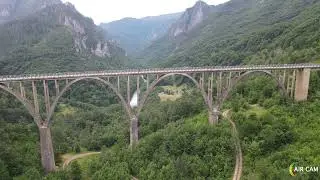 Most Đurđevića na rzece Tara - Czarnog&oacute;ra 2021. Nasz wyjazd na Bałkany w 2021 roku. Kierunek Albania