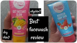 Pretty Facewash review ||Best Facewash review fordry oily acne skin