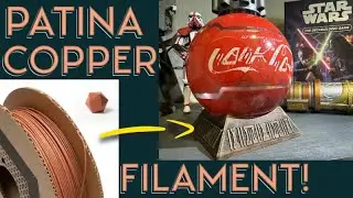 How To Patina REAL Copper Infused Filament for Your 3D Prints for an Authentic Look!