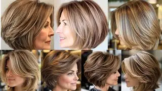 Bob Haircut Ideas for women over 40| Stylish & Modern Short Haircuts and hairstyles 2026