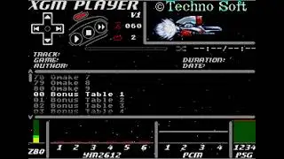 4hours of Mega Drive/Genesis XGM/VGM Technosoft Music/Soundtrack Compilation [Original Hardware]