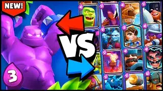 Elixir Golem GAMEPLAY vs ALL CARDS - Clash Royale 1v1 battle