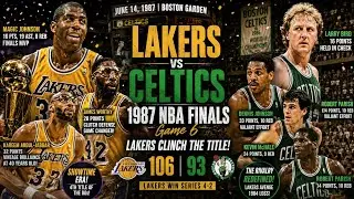 Magic, Worthy & Kareem vs Larry Bird & Kevin McHale Finals G6 6.14.87
