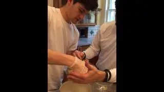 June 4, 2016 Part 6 of 6 Extracting the honey from cross comb