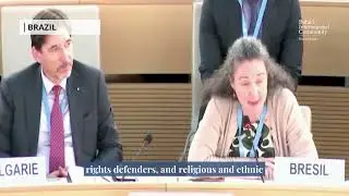 UN Resolution Statement on Human Rights in Iran | Brazil at the 58th UN Human Rights Council Session
