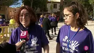 M&eacute;s de 400 persones marxen per Andratx per protestar per la viol&egrave;ncia masclista
